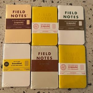 Field Notes Limited Edition - 6 individual 3 packs